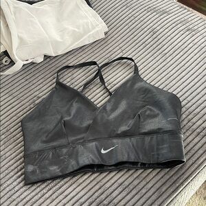 Nike Charcoal Gray Sports Bra